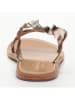 Les BAGATELLES Leder-Sandalen "Maria" in Gold
