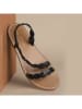 Les BAGATELLES Leren sandalen "Maria" zwart