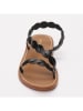 Les BAGATELLES Leder-Sandalen "Maria" in Schwarz