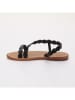 Les BAGATELLES Leder-Sandalen "Maria" in Schwarz