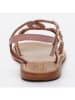 Les BAGATELLES Leder-Sandalen "Clorinde" in Rosa