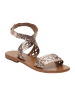 Les BAGATELLES Leren sandalen "Abitha" goudkleurig