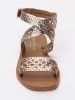 Les BAGATELLES Leren sandalen "Abitha" goudkleurig