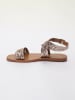 Les BAGATELLES Leren sandalen "Abitha" goudkleurig