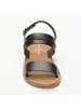 Les BAGATELLES Leder-Sandalen "Champa" in Schwarz