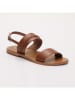 Les BAGATELLES Leren sandalen "Champa" camel