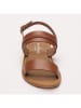 Les BAGATELLES Leren sandalen "Champa" camel