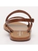 Les BAGATELLES Leren sandalen "Champa" camel