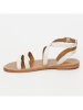 Les BAGATELLES Leder-Sandalen "Malini" in Beige