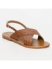 Les BAGATELLES Leder-Sandalen "Sibella" in Camel