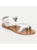 Les BAGATELLES Leder-Sandalen "Arianna" in Weiß