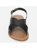 Les BAGATELLES Leder-Sandalen "Acoyte" in Schwarz