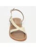 Les BAGATELLES Leder-Sandalen "Amadrya" in Beige