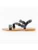 Les BAGATELLES Leder-Sandalen "Arianna" in Schwarz