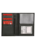 Beagles Leren portemonnee zwart - (B)7,5 x (H)17 x (D)0,5 cm