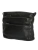 HIDE & STITCHES Leren schoudertas zwart - (B)26 x (H)20 x (D)5 cm