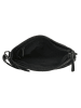 HIDE & STITCHES Leren schoudertas zwart - (B)26 x (H)20 x (D)5 cm