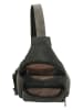 HIDE & STITCHES Leder-Umhängetasche in Schwarz - (B)18 x (H)33 x (T)8,5 cm