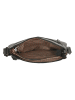 HIDE & STITCHES Leder-Umhängetasche in Anthrazit - (B)23 x (H)17 x (T)5 cm