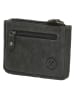 HIDE & STITCHES Leren sleuteletui zwart - (B)11,5 x (H)7,5 x (D)1,5 cm
