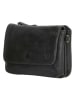 HIDE & STITCHES Leren smartphonetas zwart - (B)18 x (H)11 x (D)5 cm