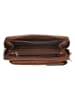 HIDE & STITCHES Leder-Handytasche in Cognac - (B)11,5 x (H)19 x (T)3 cm