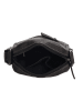 HIDE & STITCHES Leren schoudertas zwart - (B)14,5 x (H)18 x (D)5,5 cm