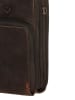 HIDE & STITCHES Leder-Handytasche in Braun - (B)11 x (H)20 x (T)13 cm