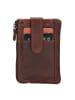 HIDE & STITCHES Leren sleuteletui bruin - (B)12 x (H)8 x (D)1 cm