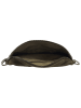 HIDE & STITCHES Leder-Gürteltasche in Khaki - (B)22,5 x (H)14 x (T)5,5 cm