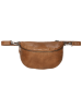 HIDE & STITCHES Leren heuptas cognackleurig - (B)27 x (H)18,5 x (D)8,5 cm