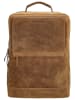 HIDE & STITCHES Leren rugzak lichtbruin - (B)30 x (H)40 x (D)10 cm