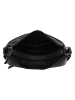 HIDE & STITCHES Leren schoudertas zwart - (B)21 x (H)31 x (D)9 cm