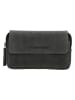 HIDE & STITCHES Leren heuptas zwart - (B)17 x (H)11,5 x (D)2 cm