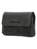 HIDE & STITCHES Leren heuptas zwart - (B)17 x (H)11,5 x (D)2 cm