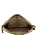 HIDE & STITCHES Leder-Umhängetasche in Beige - (B)23 x (H)17 x (T)5,5 cm