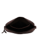 HIDE & STITCHES Leder-Umhängetasche in Braun - (B)23 x (H)17 x (T)5 cm