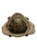 HIDE & STITCHES Leren schoudertas beige - (B)34 x (H)26 x (D)13 cm