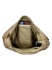 HIDE & STITCHES Leder-Schultertasche in Beige - (B)39 x (H)27 x (T)12 cm