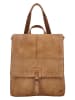 HIDE & STITCHES Leren rugzak lichtbruin - (B)29 cm x (H)34 cm x (D)8 cm