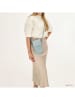 Charm Leder-Handytasche in Hellblau - (B)12 x (H)22 x (T)6 cm