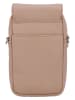 Charm Leder-Handytasche in Beige - (B)12 x (H)22 x (T)6 cm