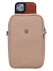 Charm Leren smartphonetas beige - (B)12 x (H)22 x (D)6 cm