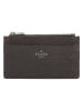 Charm Leder-Kartenetui in Braun - (B)13 x (H)7,5 x (T)1 cm