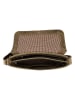 HIDE & STITCHES Skórzana torebka "Idaho" w kolorze khaki - 27 x 21 x 7 cm