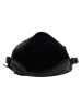 HIDE & STITCHES Leren schoudertas zwart - (B)25 x (H)18 x (D)8 cm