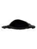 HIDE & STITCHES Leder-Brustbeutel in Schwarz - (B)36 x (H)17 x (T)6 cm