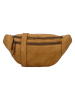 HIDE & STITCHES Leder-Brustbeutel "Paint Rock" in Camel - (B)36 x (H)17,5 x (T)6,5 cm