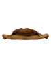 HIDE & STITCHES Leder-Brustbeutel "Paint Rock" in Camel - (B)36 x (H)17,5 x (T)6,5 cm