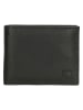 Beagles Leder-Geldbörse in Schwarz - (B)11,5 x (H)9,5 x (T)2 cm